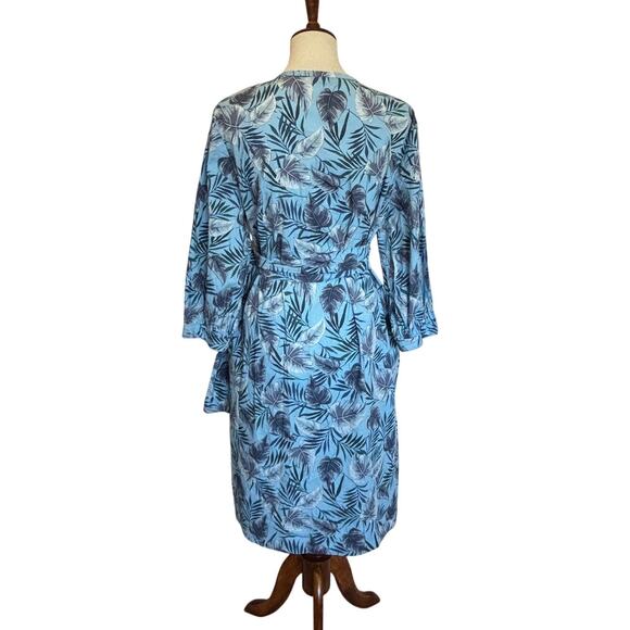 Marella Jervis Blue Botanical Print Dress - Picture 2 of 4